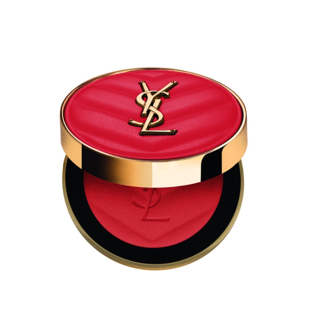 SAINT LAURENT: YSL Blush Chevron Matte Powder (Chili Red) - Picture 1 of 9